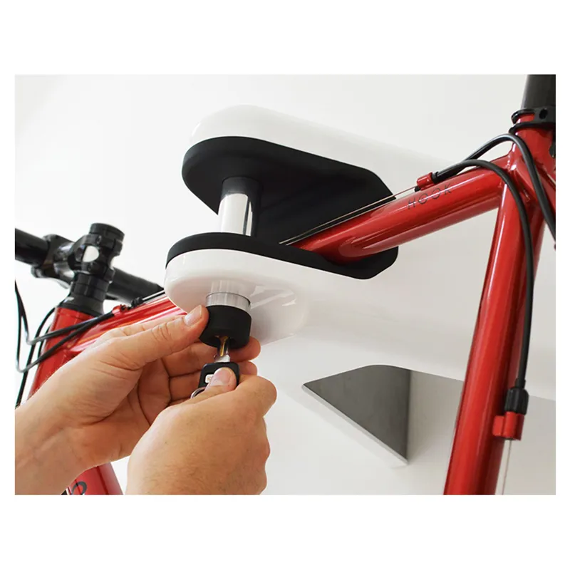 Hiplok Airlok Wall Mounted Lock/Hanger in Black-3